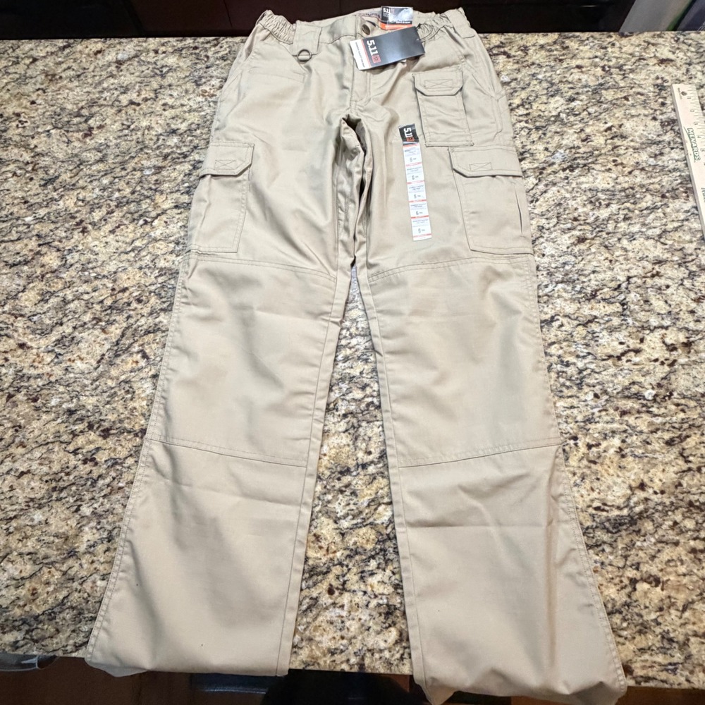5.11 Tactical Womens Taclite Pro Pants 6 Long Khaki Relaxed Fit Cargo ws